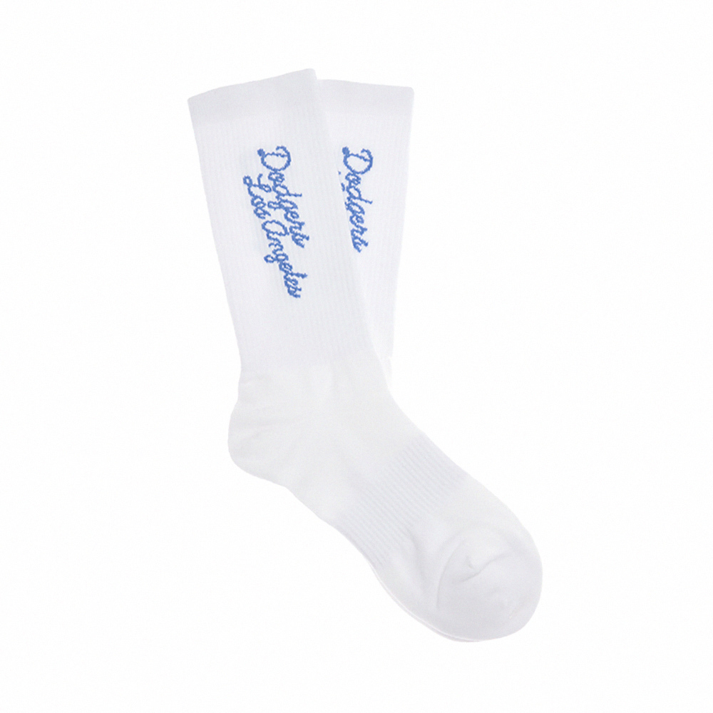 MLB 襪子 中筒襪 洛杉磯道奇隊 (3ASOMS64N-07WHS)