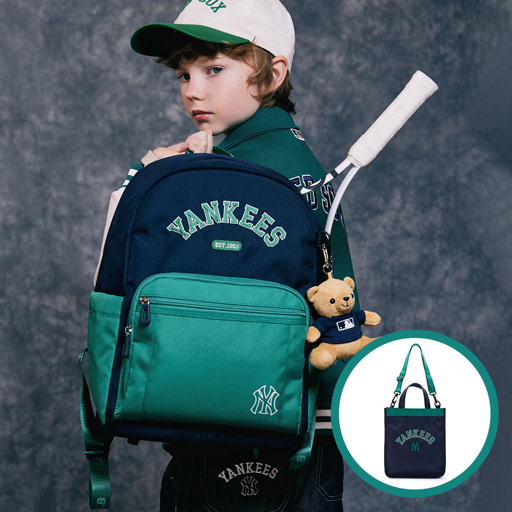 MLB Korea MLB KIDS 後背包 兒童書包組 Varsity系列 紐約洋基隊 (7ABKV014N