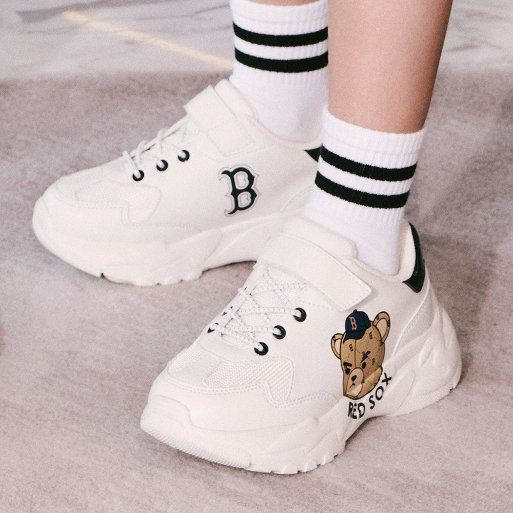 MLB KIDS 老爹鞋 童鞋 Big Ball Chunky MEGA BEAR系列 波士頓紅襪隊 (7ASHCC14N-43NYS)