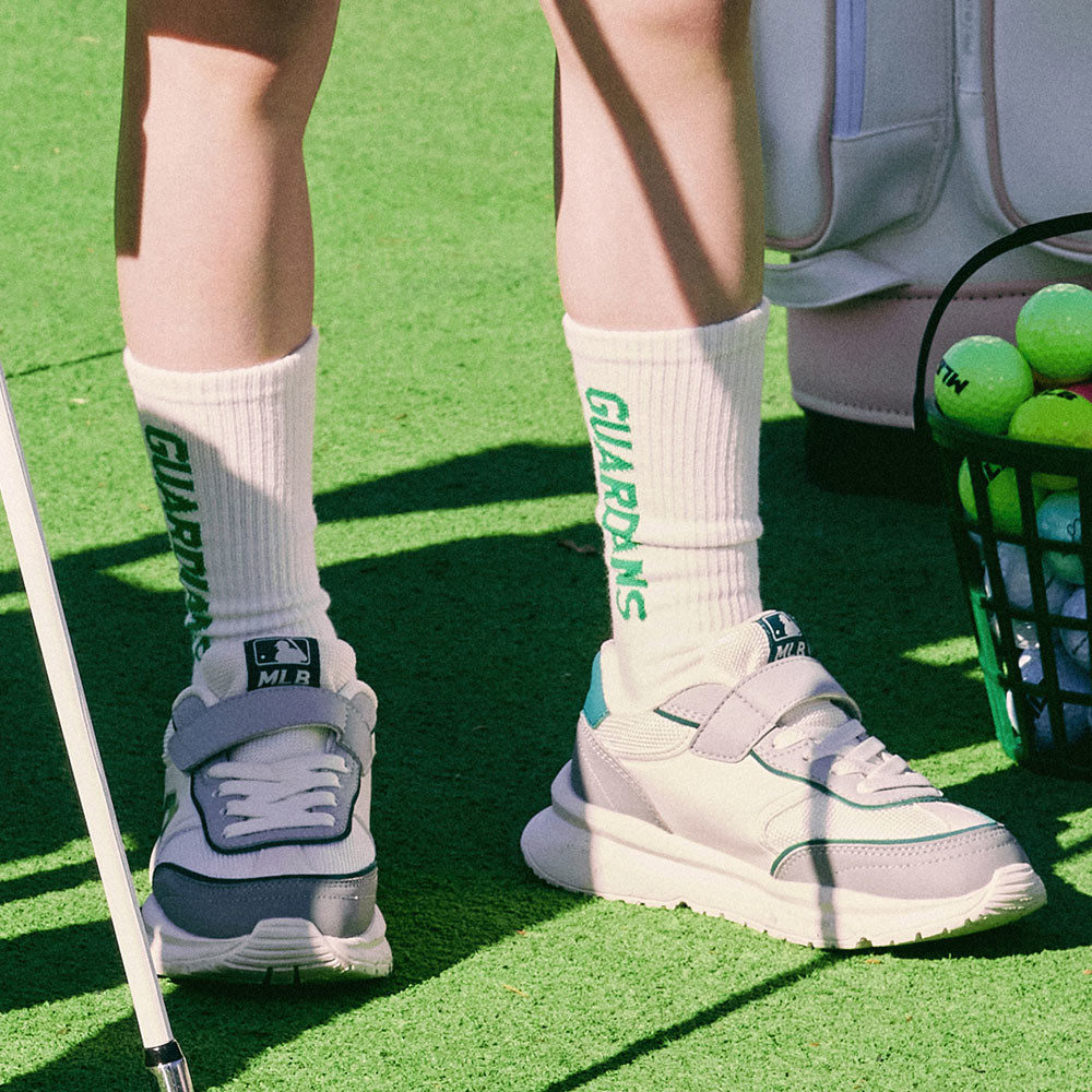 MLB KIDS 中筒襪 童襪 克里夫蘭守護者隊 (7ASOB024N-45GNN)