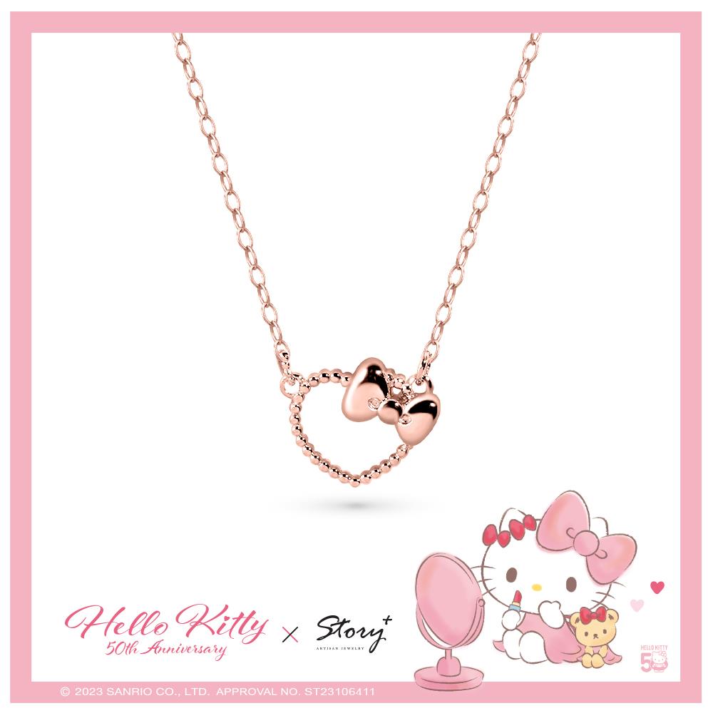 Hello Kitty 50th系列-Future 蝴蝶結純銀項鍊