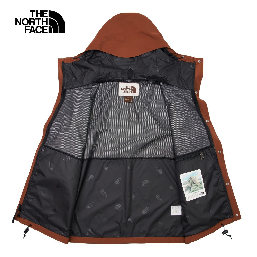 【經典ICON】男款紅棕色DWR防潑水衝鋒衣｜5J5NQHO