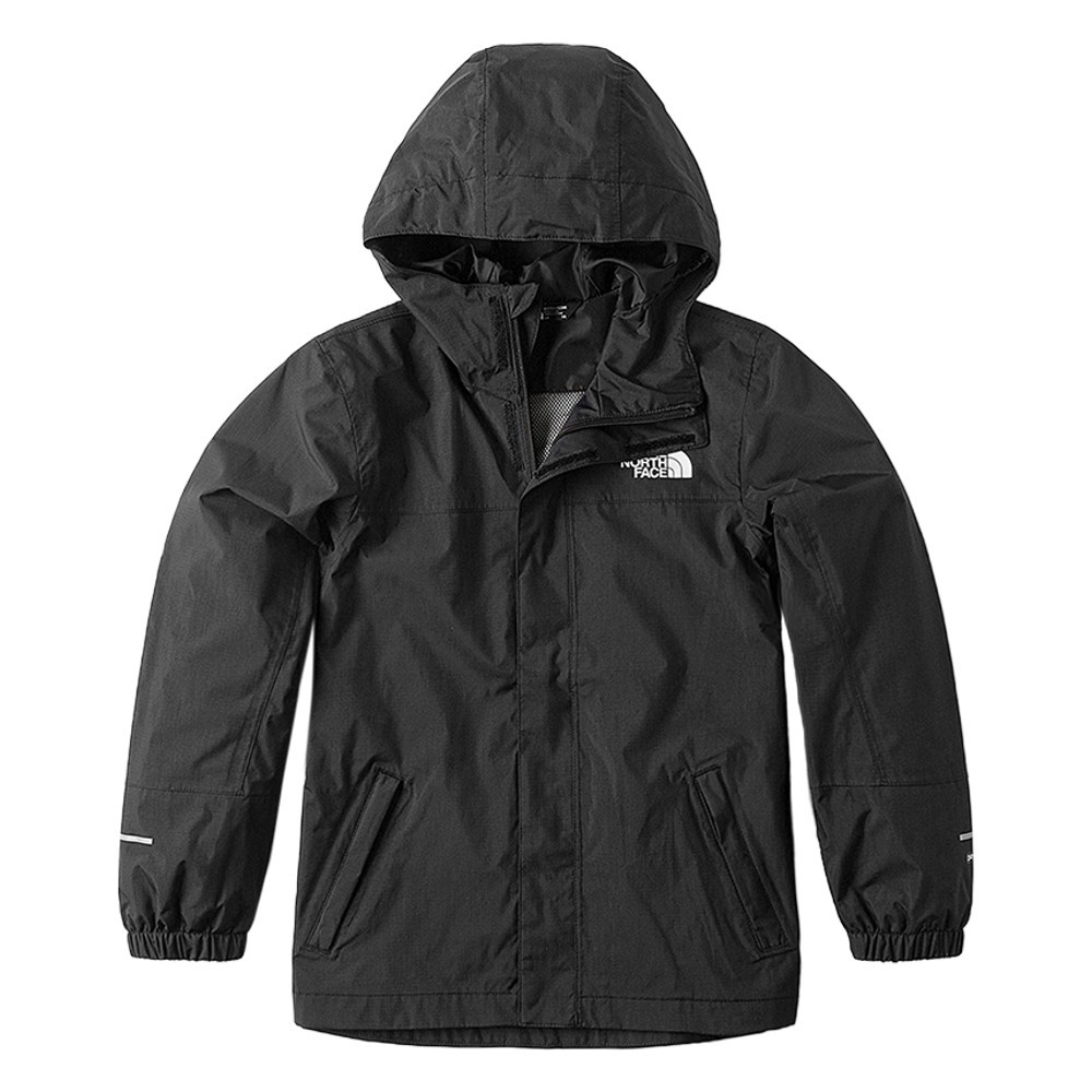 【限時搶購】兒童ANTORA黑色防水透氣連帽衝鋒衣｜8A48JK3