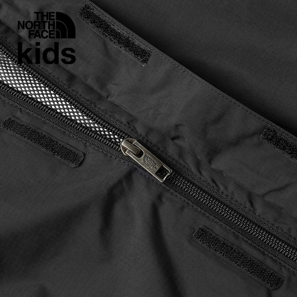 【限時搶購】兒童ANTORA黑色防水透氣連帽衝鋒衣｜8A48JK3