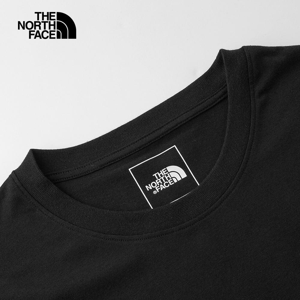 The North Face北面男款黑色吸濕排汗透氣休閒短袖T恤｜89QVJK3