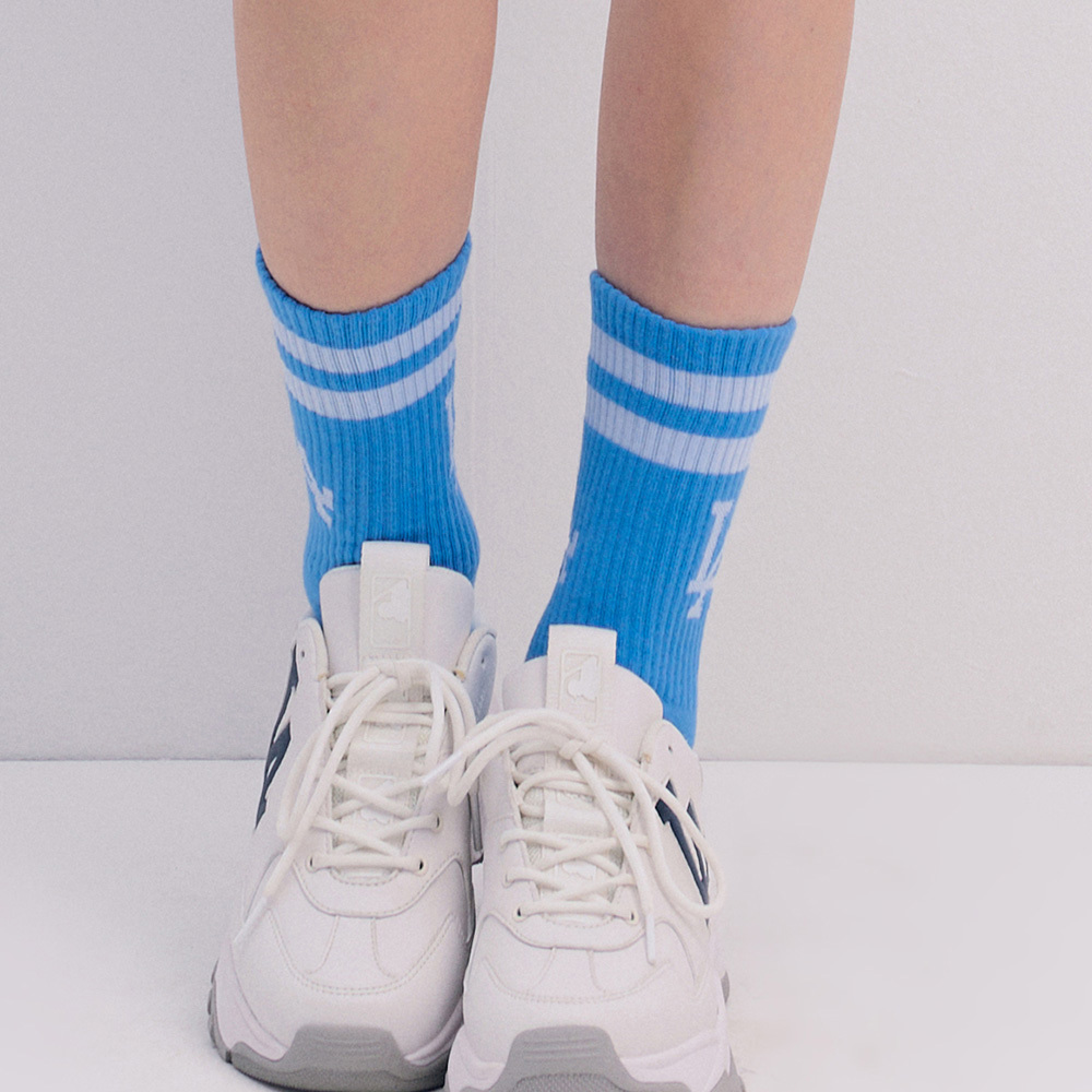 MLB 襪子 中筒襪 洛杉磯道奇隊 (3ASOMS33N-07BLL)