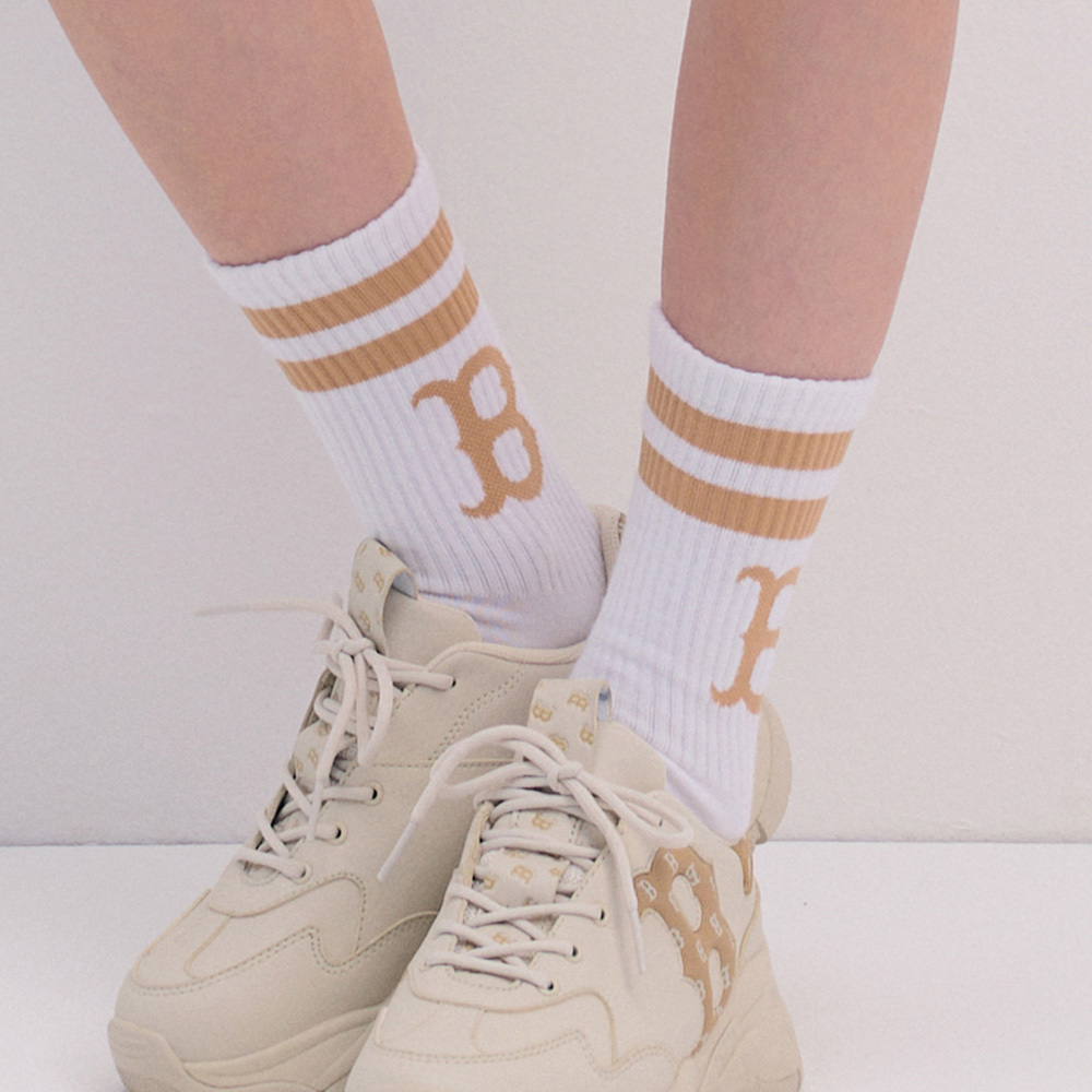 MLB 襪子 中筒襪 波士頓紅襪隊 (3ASOMS33N-43BGS)