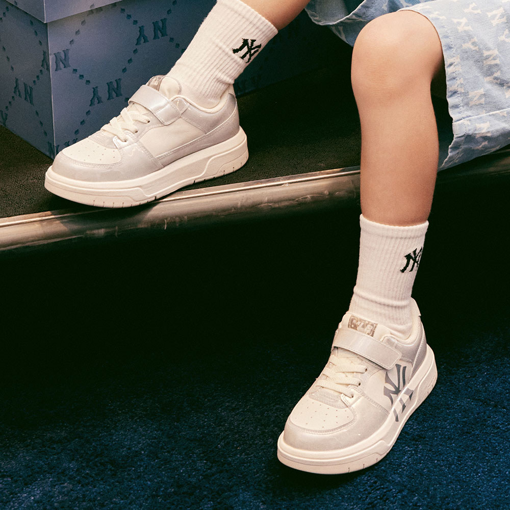MLB Korea MLB KIDS 炫彩老爹鞋 學長鞋 童鞋 Chunky Liner Hologram 紐約洋
