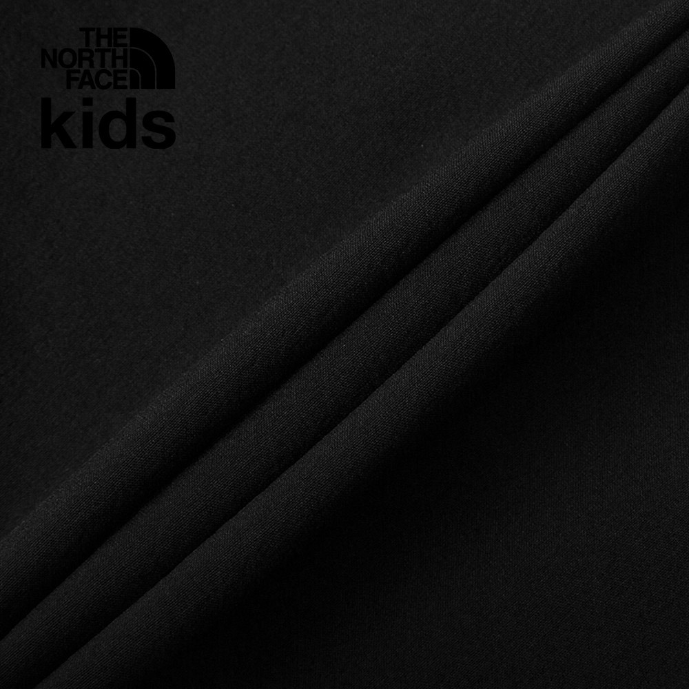 The North Face北面兒童UPF黑色吸濕排汗涼感防曬縮口褲｜87Z3JK3