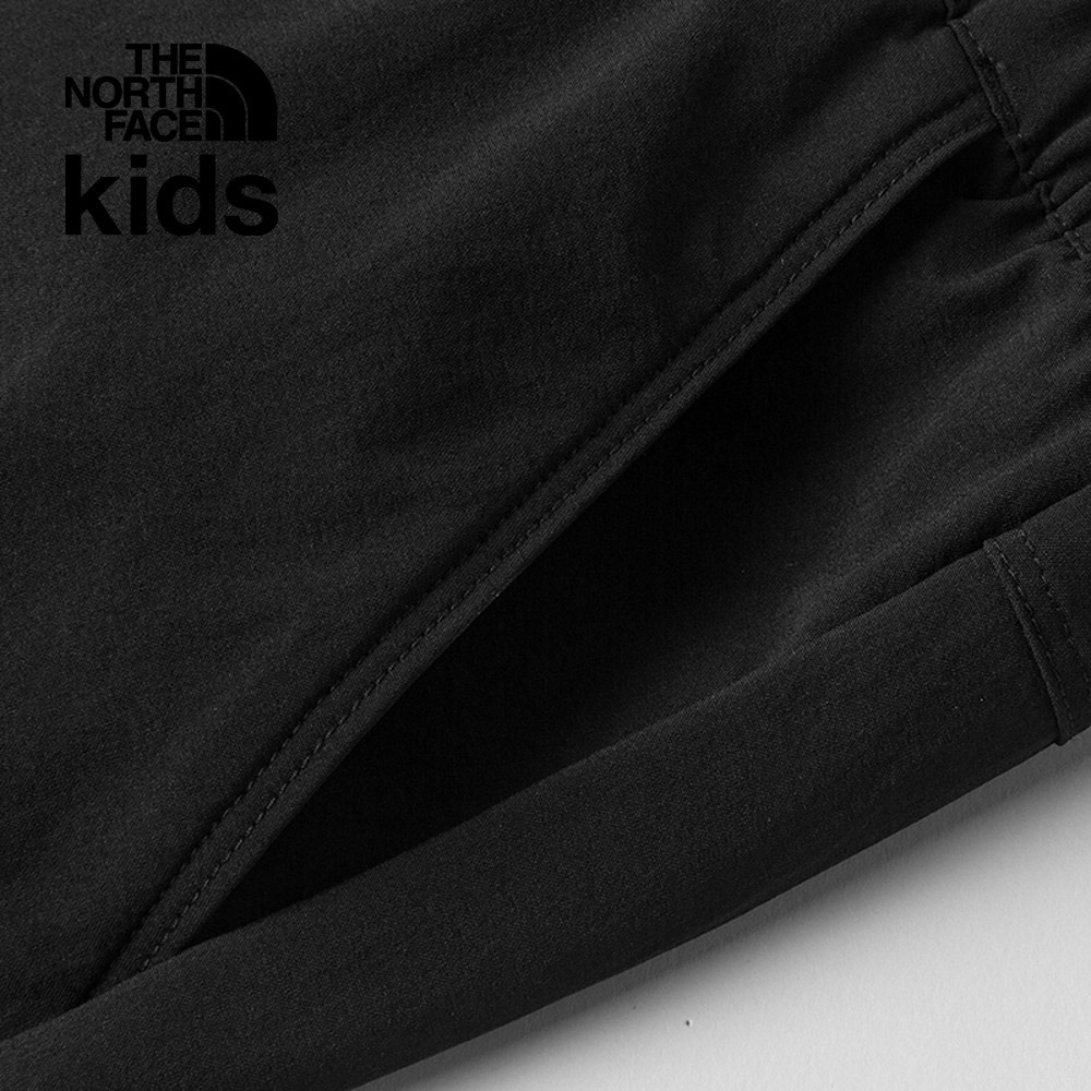 The North Face北面兒童UPF黑色吸濕排汗涼感防曬縮口褲｜87Z3JK3