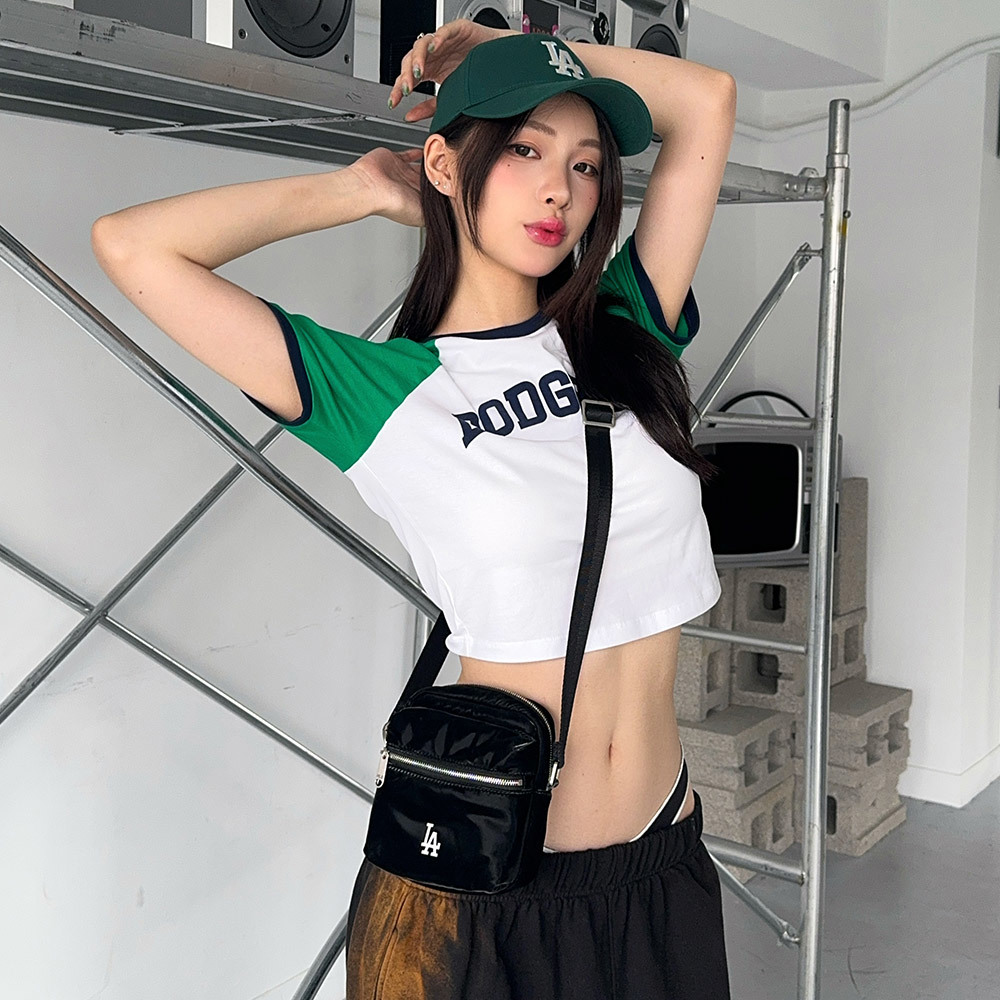 MLB 斜背包 肩背包 洛杉磯道奇隊 (3ACRM024N-07BKS)