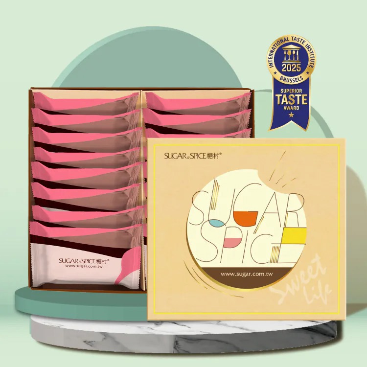 【糖村】牛軋餅-蔥鹽風味16入禮盒 SS-03