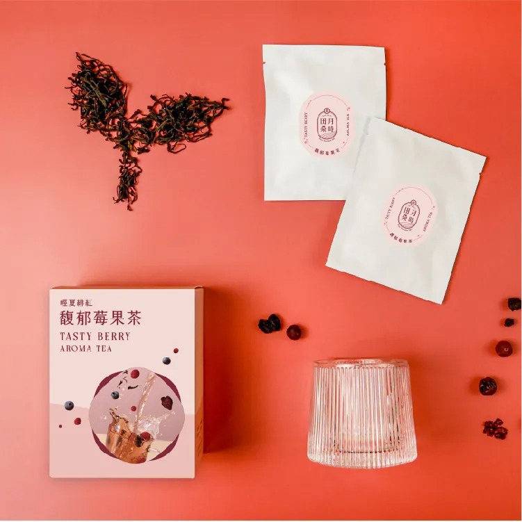 【expo BEAUTY】田月桑時 輕夏緋紅馥郁莓果茶/8入組 (誠品會員專屬)