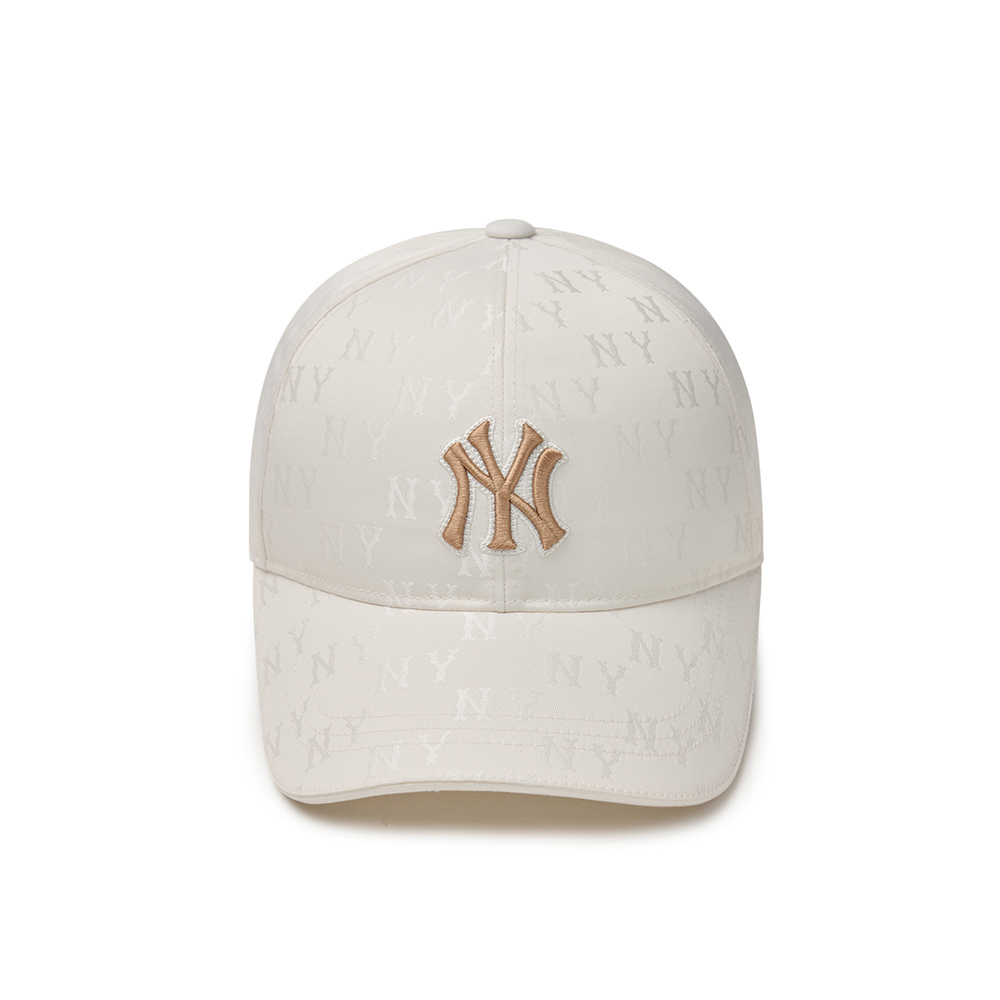 MLB 可調式硬頂棒球帽 Monogram系列 紐約洋基隊 (3ACPM014N-50CRS)