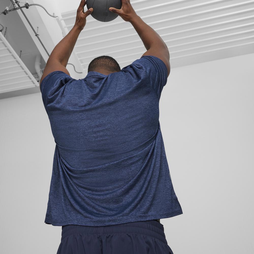 PUMA 訓練系列Fav跳豹麻花短袖T恤 男性