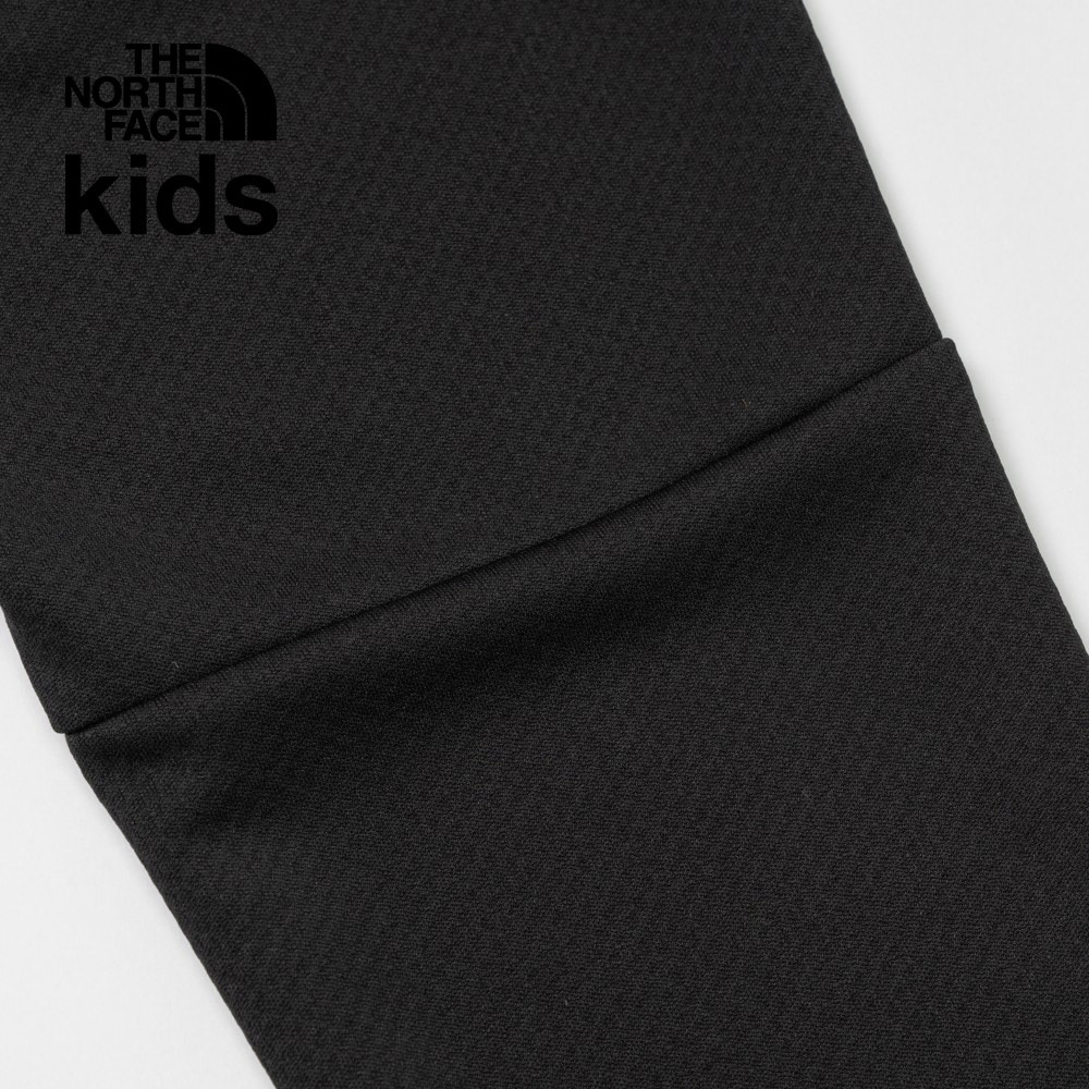 The North Face北面兒童黑色可調節褲腰運動休閒縮口褲｜86U0JK3