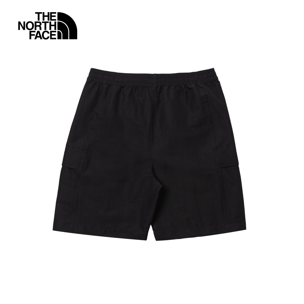 【10/27 00點限時搶購】The North Face北面男款黑色防潑水彈力褲腰寬鬆短褲｜87UZJK3