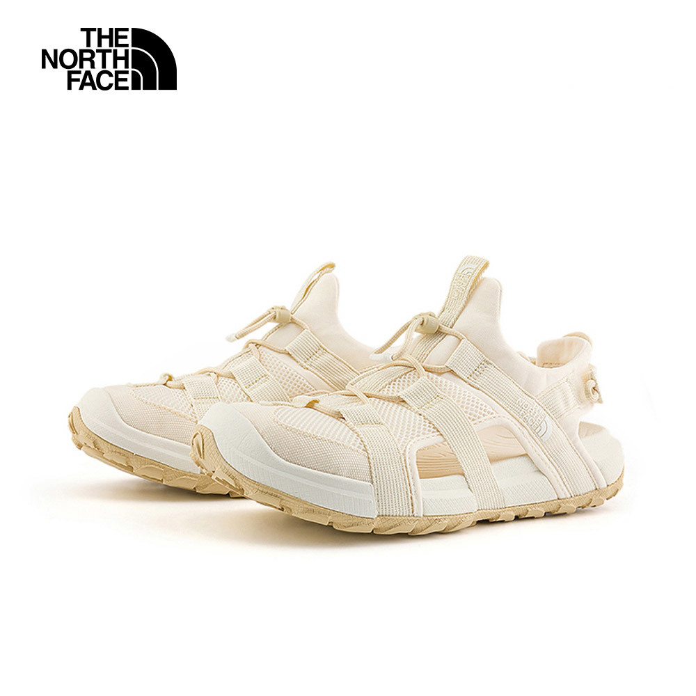 【限時搶購】女款米白色抓地可調節鞋帶舒適涼鞋｜8ADQTOB