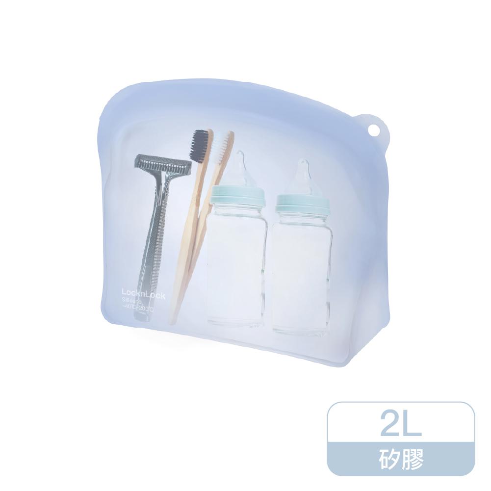 樂扣樂扣白金矽膠好站密封袋/天空藍/2000ml(LWP620TBLU)