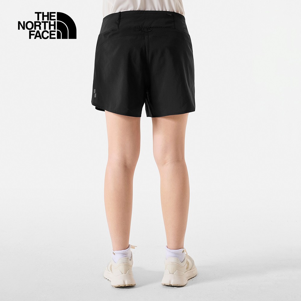 【10/26 00點限時搶購】The North Face北面女款黑色防潑水舒適彈力褲腰休閒短褲｜83TXJK3