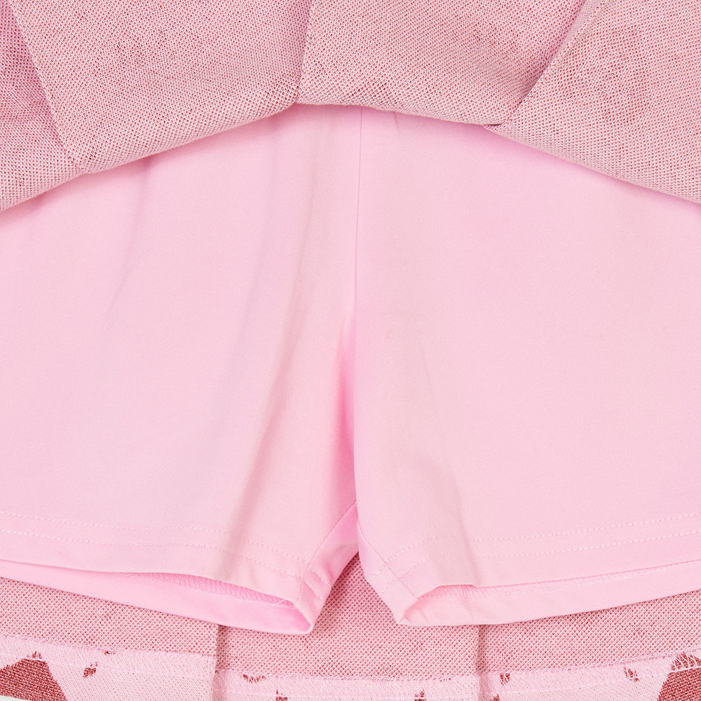 MLB KIDS 短裙 百褶裙 童裝 Heart系列 紐約洋基隊 (7FSKH0241-50PKP)