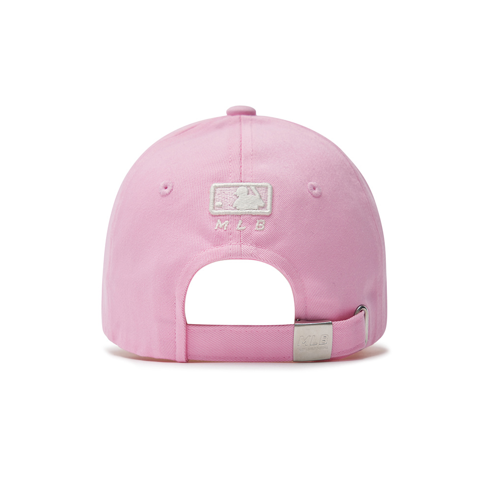 MLB KIDS 可調式硬頂棒球帽 童帽 Heart系列 紐約洋基隊 (7ACPH014N-50PKP)