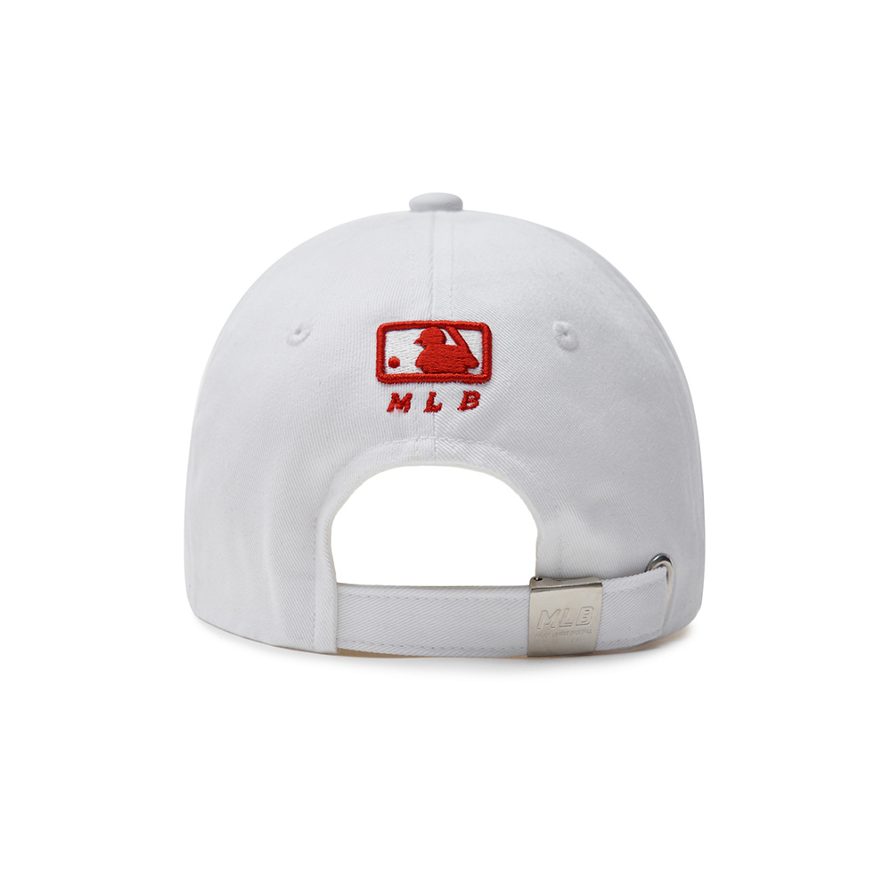 MLB KIDS 可調式硬頂棒球帽 童帽 Heart系列 紐約洋基隊 (7ACPH014N-50WHS)