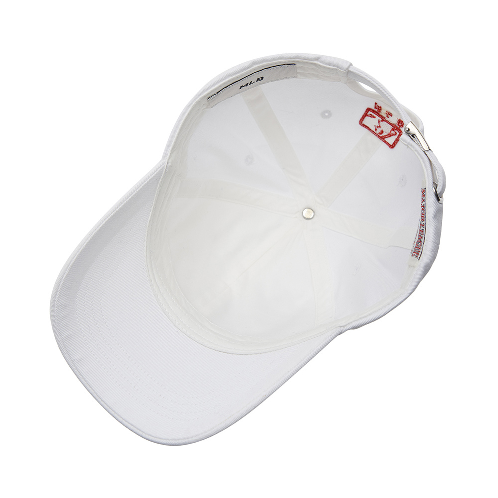 MLB KIDS 可調式硬頂棒球帽 童帽 Heart系列 紐約洋基隊 (7ACPH014N-50WHS)