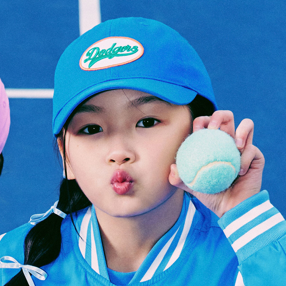 MLB KIDS 可調式棒球帽 童帽 Varsity系列 洛杉磯道奇隊 (7ACPV034N-07BLP)