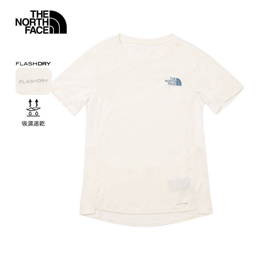 【限時搶購】女款白色吸濕排汗舒適透氣休閒短袖T恤｜83SUQLI