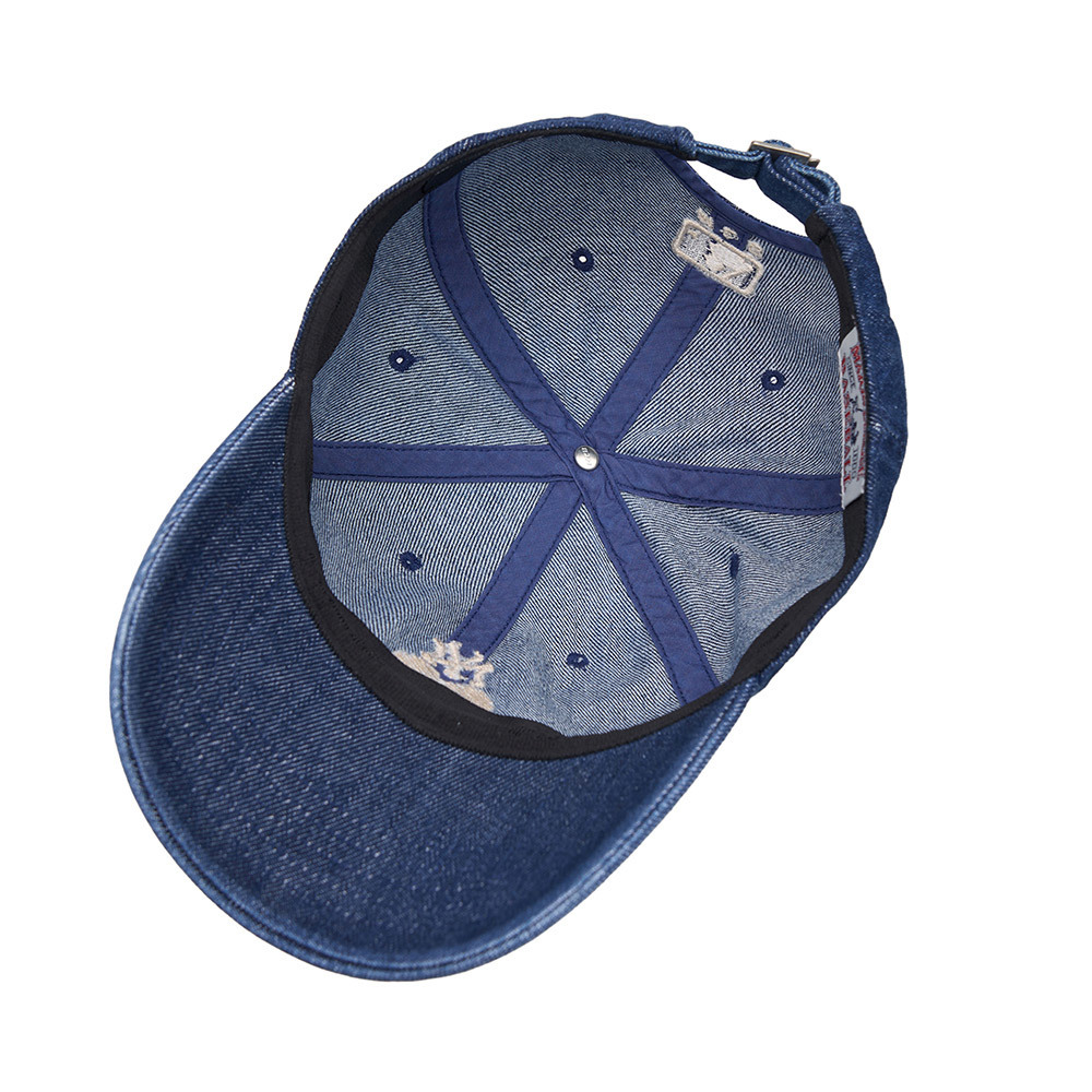 MLB  牛仔丹寧可調式軟頂棒球帽 Heart系列 紐約洋基隊 (3ACPH024N-50INS)