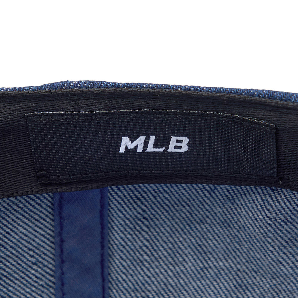 MLB  牛仔丹寧可調式軟頂棒球帽 Heart系列 紐約洋基隊 (3ACPH024N-50INS)