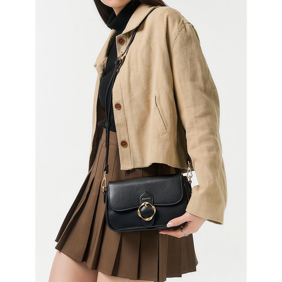 S'AIME■2WAY真皮波紋五金肩背包 2way本革ショルダーバッグ/送込 S'AIME 2WAY真皮波紋五金肩背包｜ S'AIME東京企劃