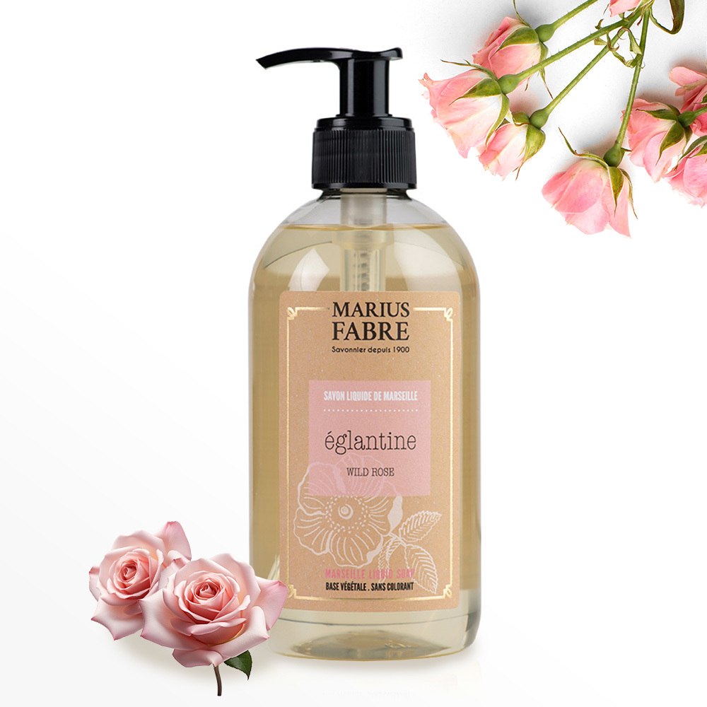 Marius Fabre 法鉑野玫瑰草本液體皂 400ml [效期：2028/4/1]
