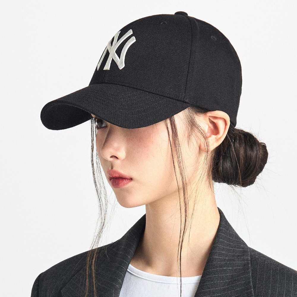 MLB 可調式硬頂棒球帽 紐約洋基隊 (3ACP0802N-50BKS)