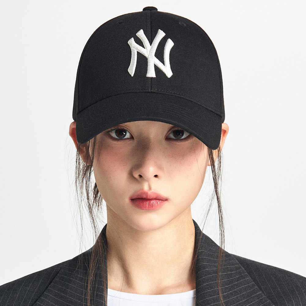 MLB 可調式硬頂棒球帽 紐約洋基隊 (3ACP0802N-50BKS)