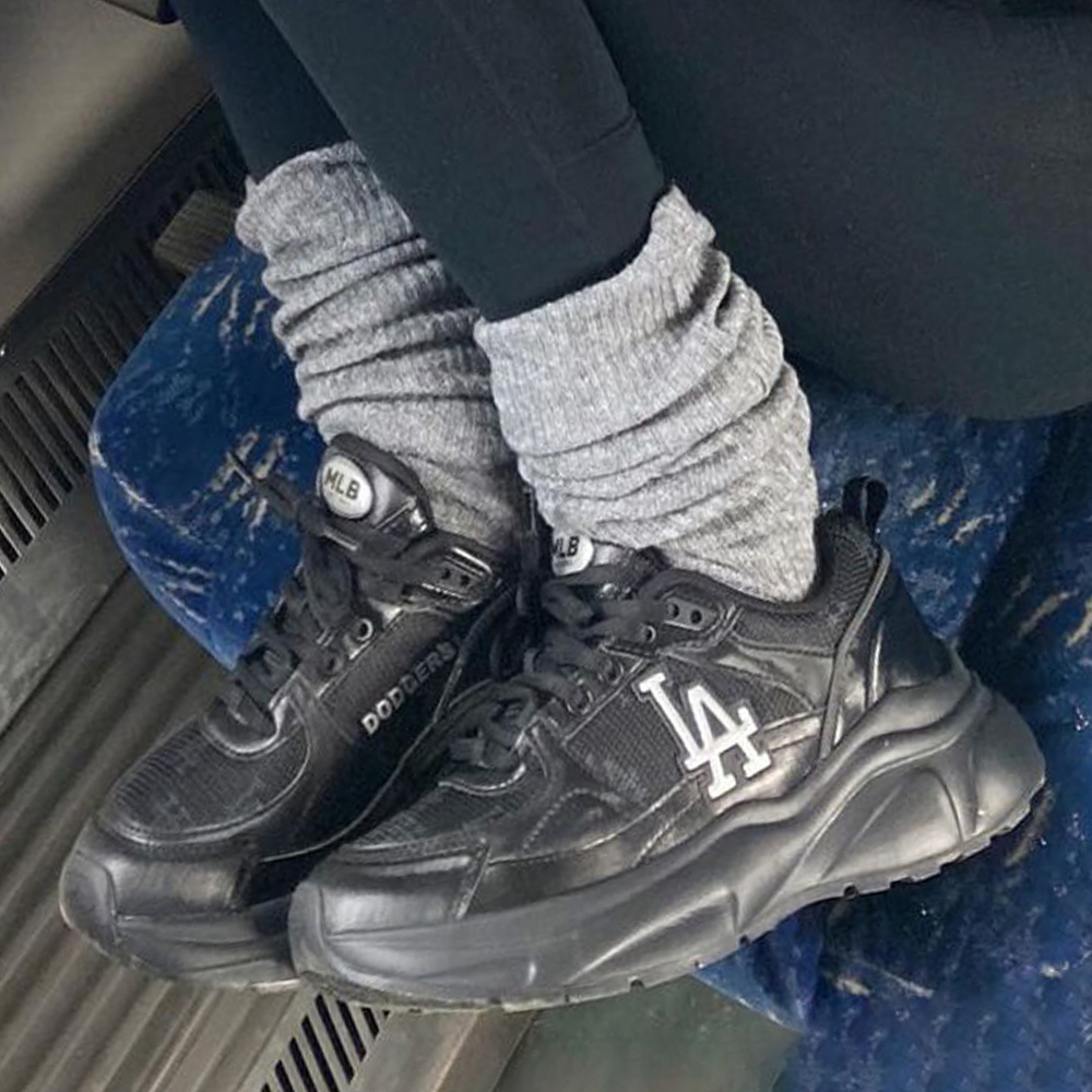 MLB Monogram 老爹鞋 運動休閒鞋 Chunky Jogger系列 洛杉磯道奇隊 (3ARNFSB4N-07BKS)