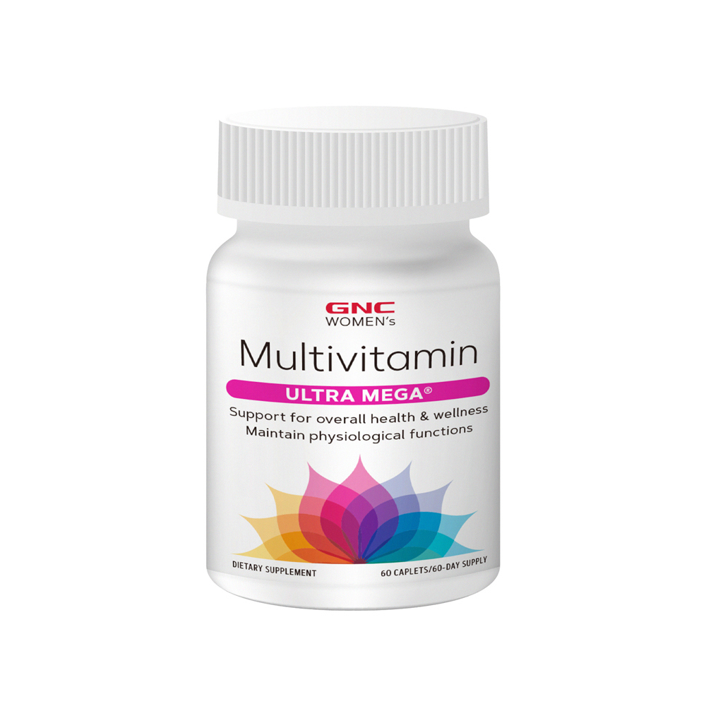 氣色紅潤 一錠補給26種營養素 女性綜合維生素｜GNC Women’s Multivitamin Ultra Mega