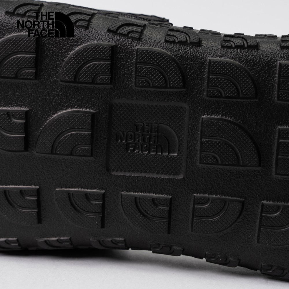 The North Face北面女款黑色品牌LOGO輕便拖鞋｜8A99KX7