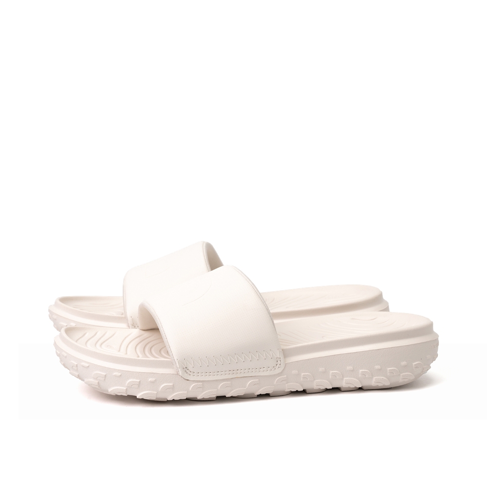 【10/25 00點週末限定】The North Face北面女款米白色品牌LOGO輕便拖鞋｜8A99WID