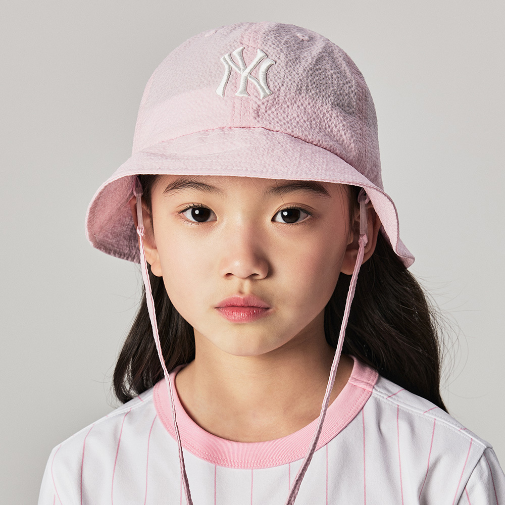 MLB KIDS 圓頂漁夫帽 童帽 紐約洋基隊 (7AHTL0143-50PKP)