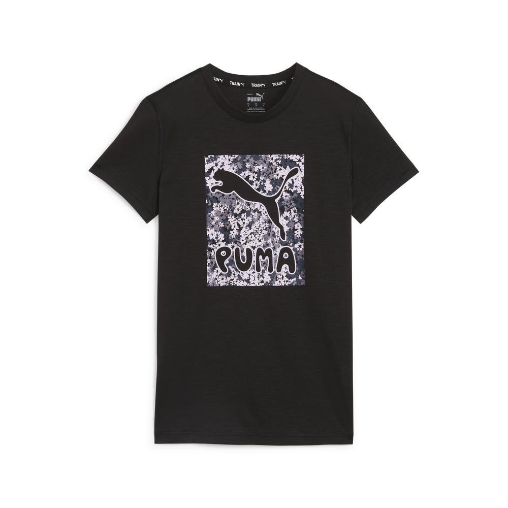 PUMA 訓練系列Script圖樣短袖T恤 女性