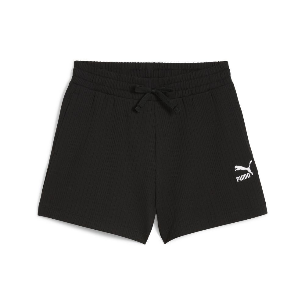 PUMA 流行系列羅紋A字短褲 女性