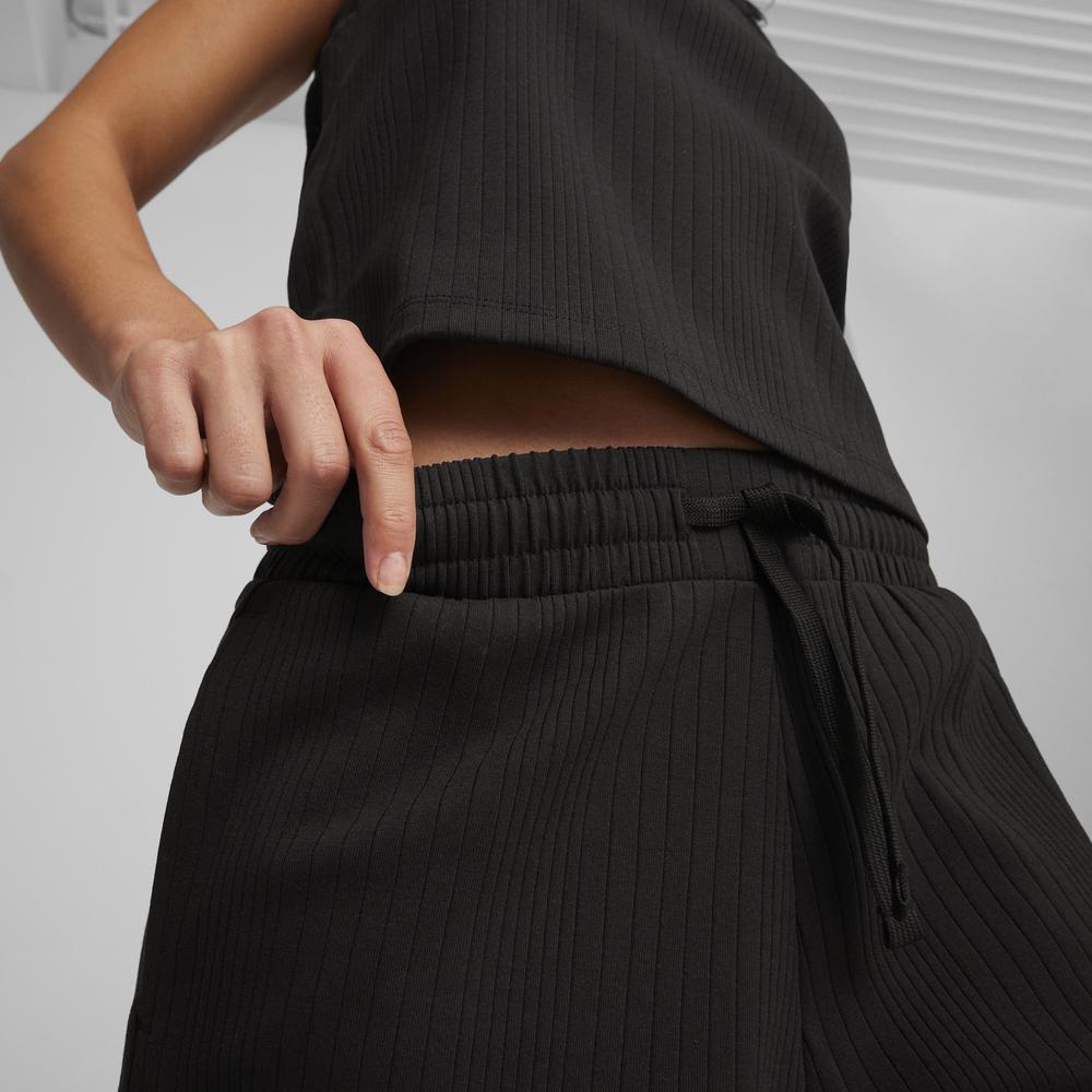 PUMA 流行系列羅紋A字短褲 女性