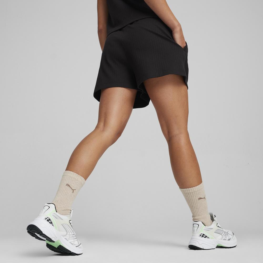 PUMA 流行系列羅紋A字短褲 女性