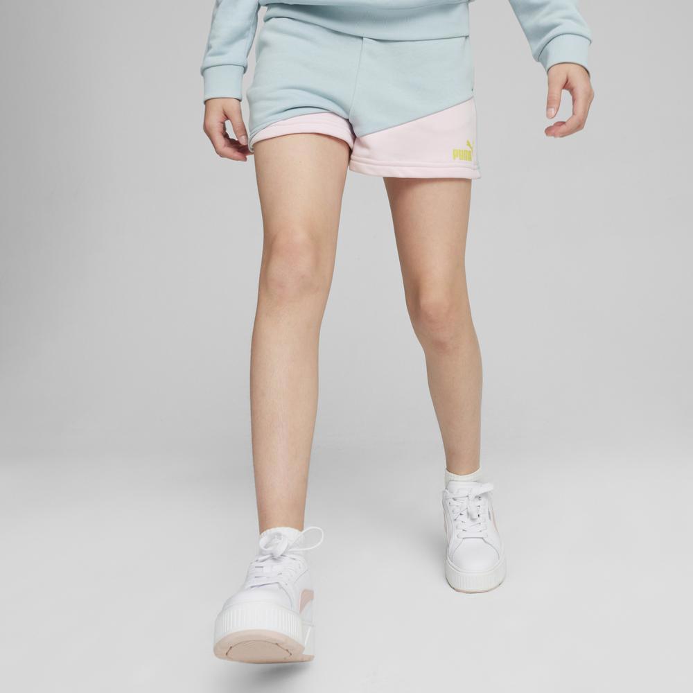 PUMA 基本系列Puma Power撞色短褲 女童