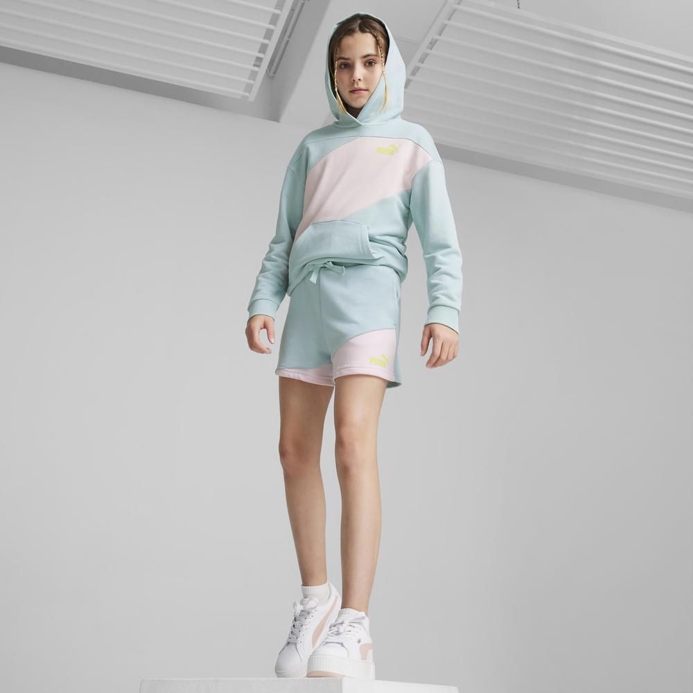PUMA 基本系列Puma Power撞色短褲 女童