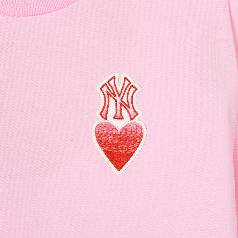 MLB KIDS 短袖T恤 童裝 Heart系列 紐約洋基隊 (7ATSH0243-50PKP)