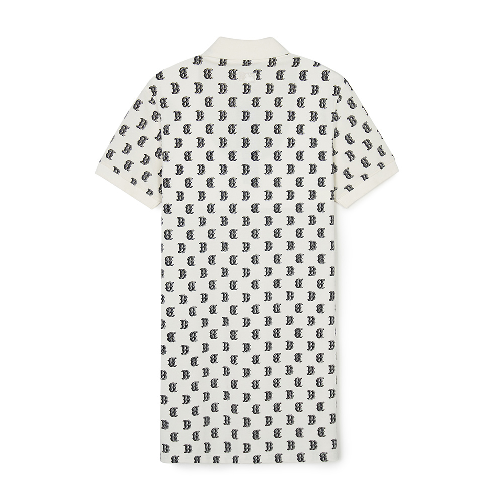 MLB 連身裙 洋裝 長版上衣 Monogram系列 波士頓紅襪隊 (3FOPM0143-43CRS)