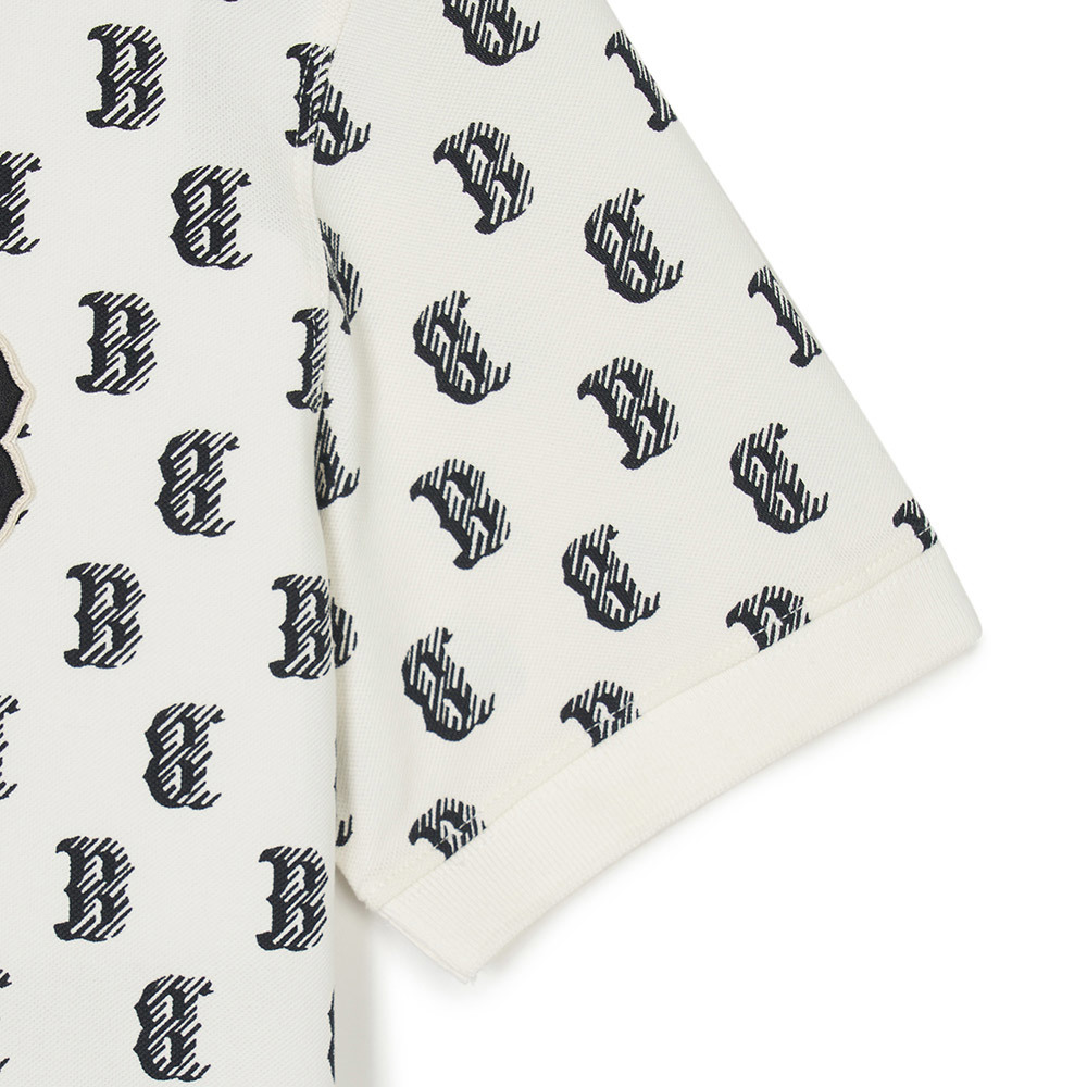 MLB 連身裙 洋裝 長版上衣 Monogram系列 波士頓紅襪隊 (3FOPM0143-43CRS)